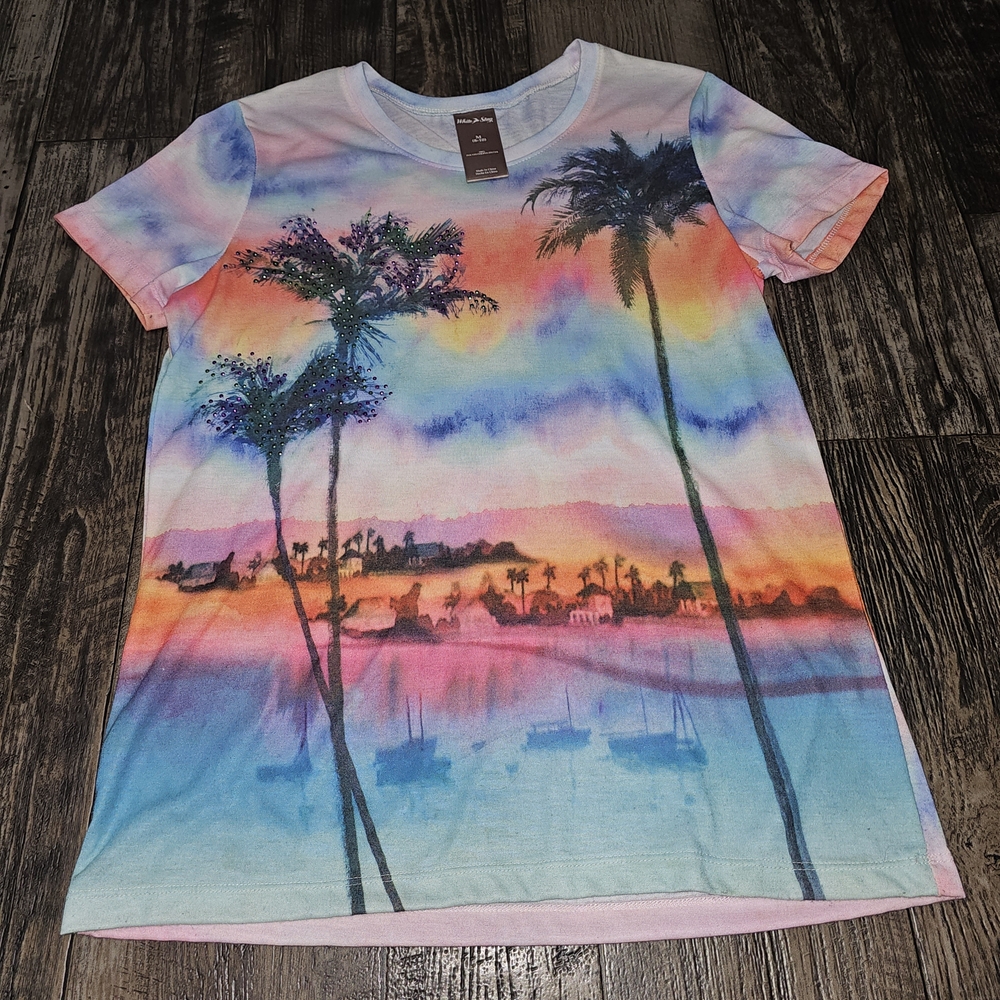 White Stag Medium Watercolor Shirt